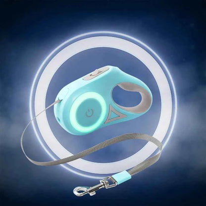 Retractable Automatic Spotlight Pet Dog Leash