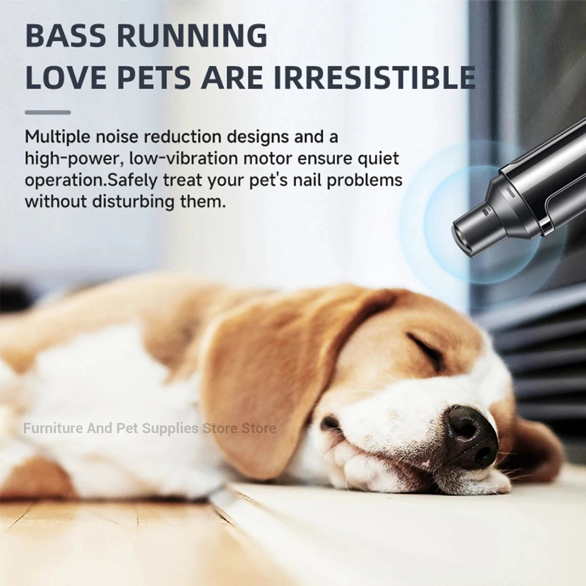 Pet Electric Low Noise Nail Polisher