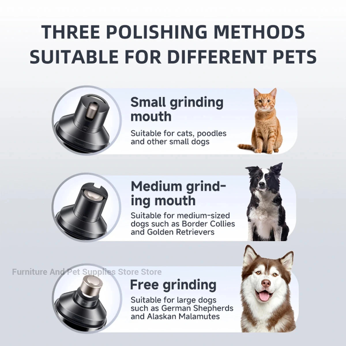 Pet Electric Low Noise Nail Polisher