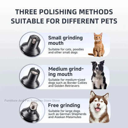 Pet Electric Low Noise Nail Polisher