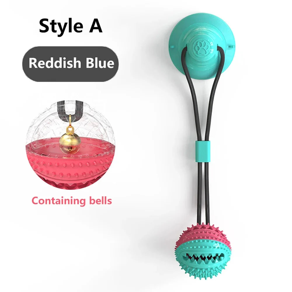Silicon Suction Interactive Tug Ball Dog Toy
