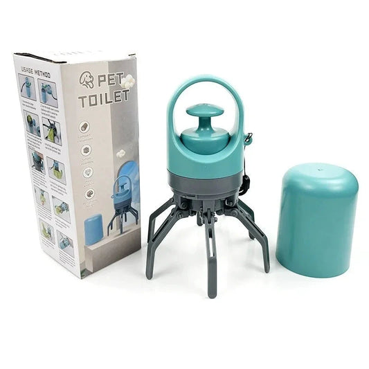Portable Dog Poop Scooper With Built-in Dispenser - optimized image