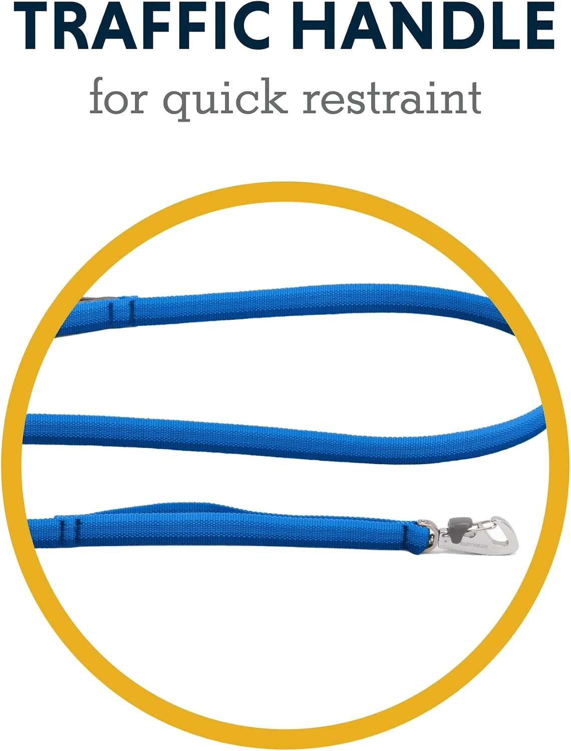 5-foot Front Range dog leash, sturdy and stylish.