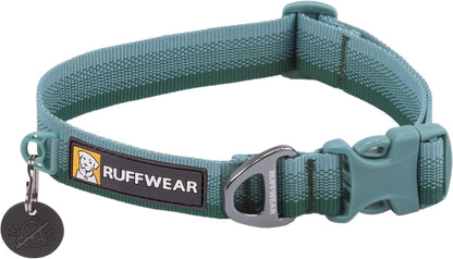 River Rock Green dog collar, adjustable 20-26 inches.