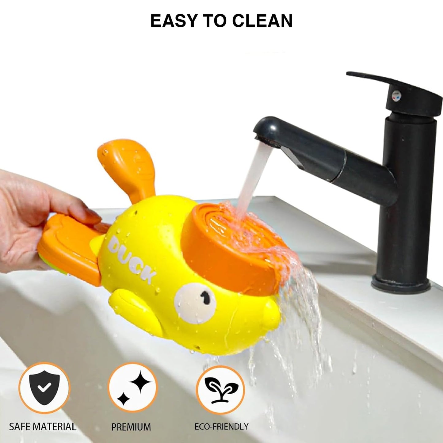 2-In-1 Duck-Shaped Interactive Slow Feeder Toy