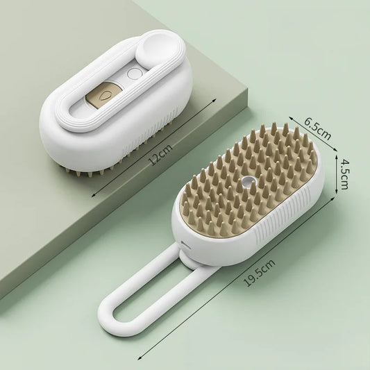 3 In 1 Electric Spray Cat Steam Brush