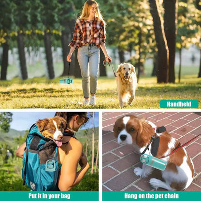 Portable Dog Poop Scooper With Built-in Dispenser