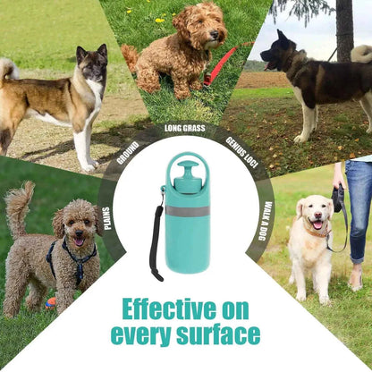 Portable Dog Poop Scooper With Built-in Dispenser