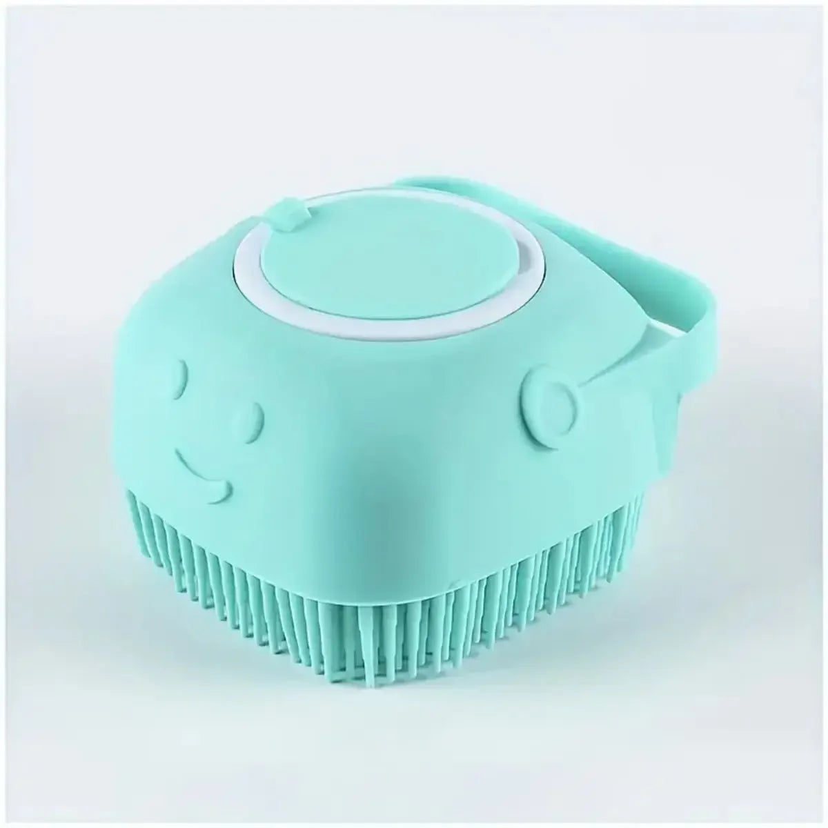 Gentle Pet Bath Massage Brush with Shampoo Box