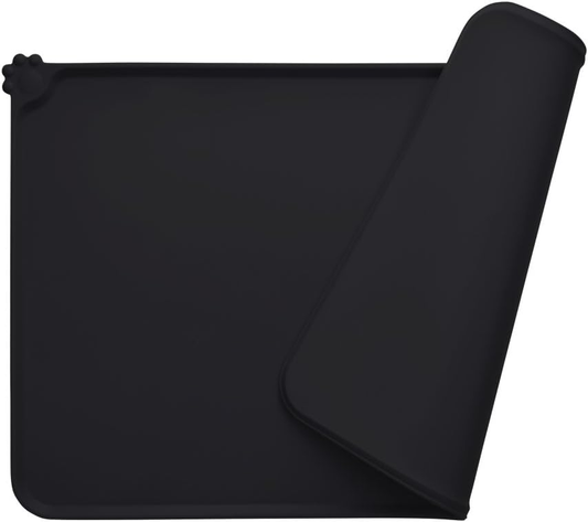 Waterproof silicone dog food mat for small to medium dogs.